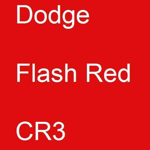 Dodge, Flash Red, CR3.